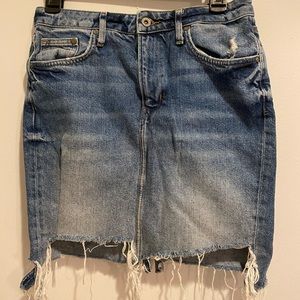 Jean skirt